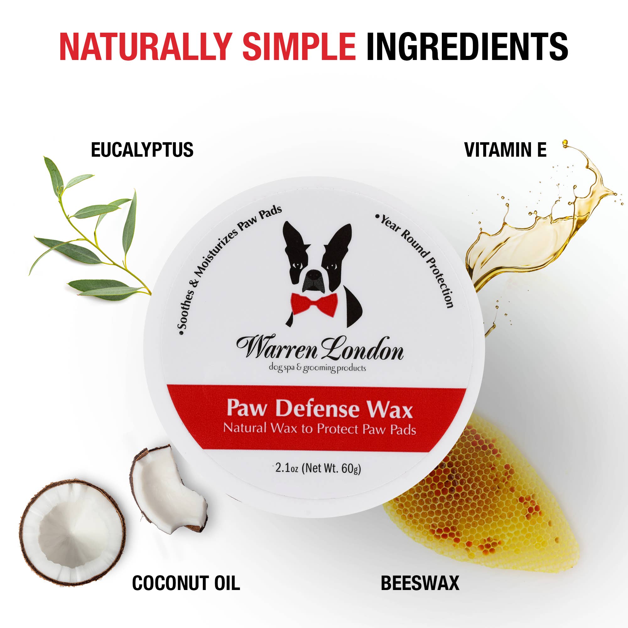Warren London Dog Products - Paw Defense Wax - 2 oz